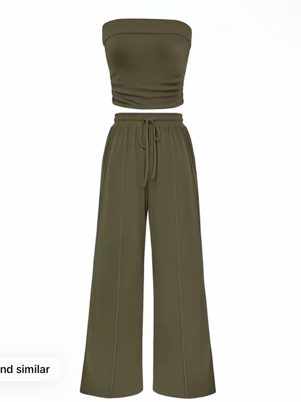 Women’s Olive 2 Piece Set